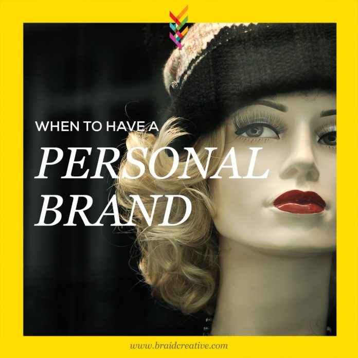 Is it appropriate to have a personal brand?