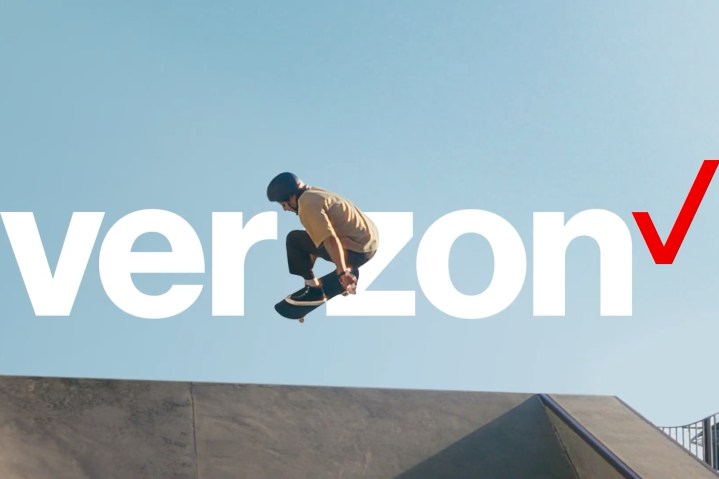 Verizon skateboarder logo