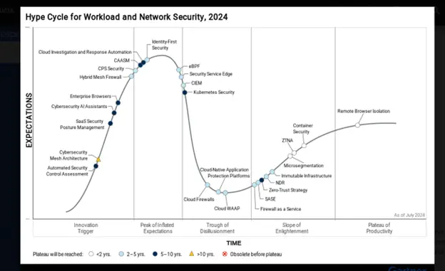 2024 Hype Cycle for Workload and Network Security